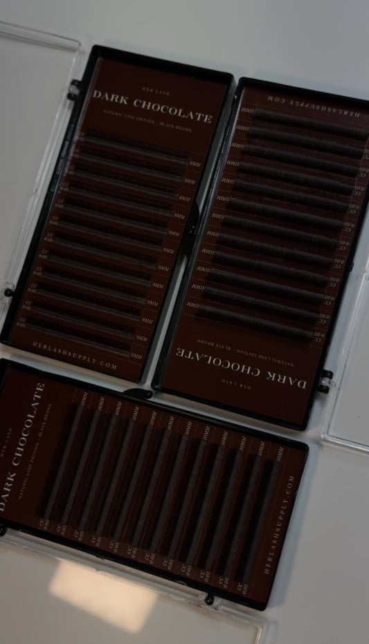 BLACK BROWN LASHES 0.05 CC curl